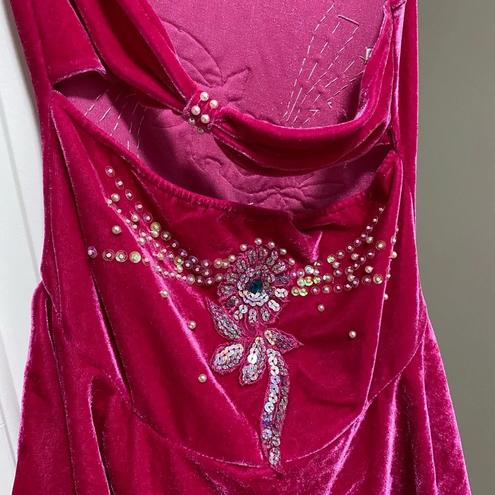 Lucky Angel Ice Skating Competition Dress Pink - Picture 10 of 12